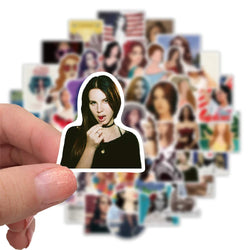Lana Del Rey Stickers 10/30/50PCS Waterproof Decals for Guitar Phone Skateboard Scrapbook (Online Order Only)