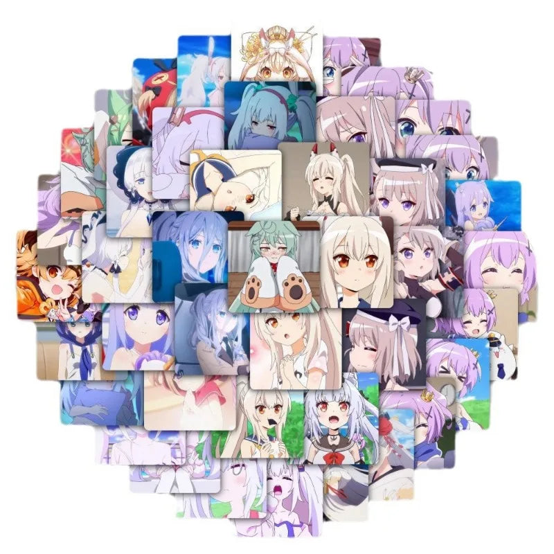 58pcs Azur Lane Stickers for Laptop, Phone, Car, Suitcase, Water Bottle, Stationery, Refrigerator (Online Order Only)