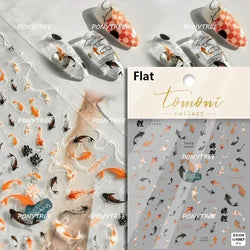Beach Colourful Conch Dolphin Shell Starfish Jellyfish Star Summer Sea Wave Vacation Mode Water Bubble Nail Art Stickers Decals (Online Order Only)