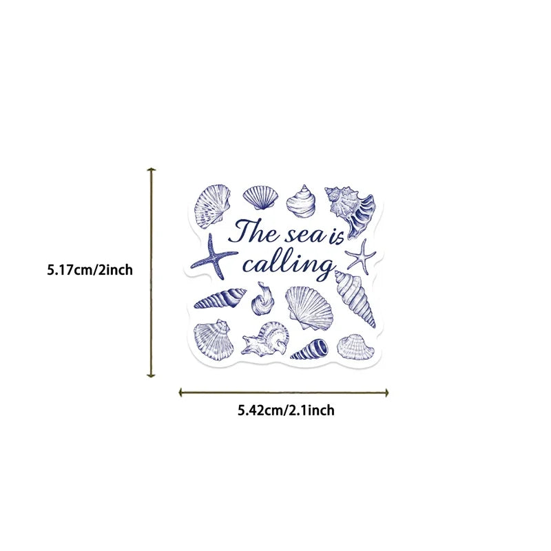 10/30/50PCS Kawaii Blue Halobios PVC Sticker Aesthetic Decoration Scrapbooking Stationery DIY Hand Accounting Supplies for Kids (ONLINE ORDER ONLY)