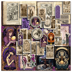 Vintage Witch Tarot Stickers Gothic Decals Waterproof (Online Order Only)
