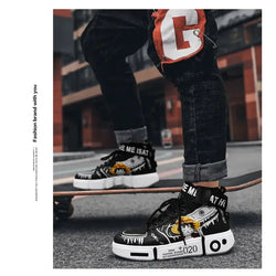 One Piece Luffy High Top Shoes Zoro Anime Sneakers (ONLINE ORDER ONLY)