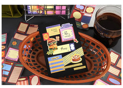 6pcs/lot Inspiration Records Series Writable Sticker Diary Scrapbooking Collage Sticky Note Decoration Sticker Kawaii Stationery (Online Order Only)