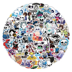 Undertale Stickers PVC Waterproof Decals for Fridge Luggage Skateboard Phone Bike Kids Gifts (Online Order Only)