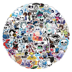 Undertale Stickers PVC Waterproof Decals for Fridge Luggage Skateboard Phone Bike Kids Gifts (Online Order Only)