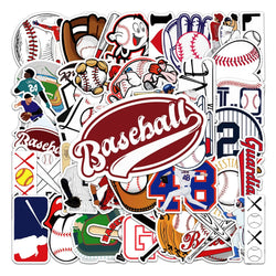 50Pcs Baseball Sports Series Graffiti Stickers Suitable for Laptop Helmets Desktop Decoration DIY Stickers Toys Wholesale (Online Order Only)