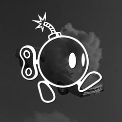 Cartoon bomber,cute & funny Stickers for cars trucks motorcycles and laptops (ONLINE ORDER ONLY)