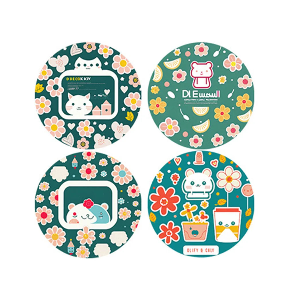 100-500pcs Cute Animal Label Stickers For Envelope Student Work Stationery Gift Decor Seal Lable Children's Scrapbook Stickers (ONLINE ORDER ONLY)