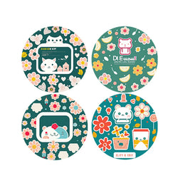 100-500pcs Cute Animal Label Stickers For Envelope Student Work Stationery Gift Decor Seal Lable Children's Scrapbook Stickers (ONLINE ORDER ONLY)