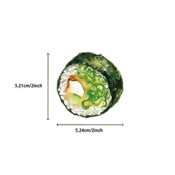 10/30/50PCS Kawaii Sushi Sticky PVC Sticker Aesthetic DIY Decoration Scrapbooking Korean Hand Accounting Supplies for Kids (ONLINE ORDER ONLY)