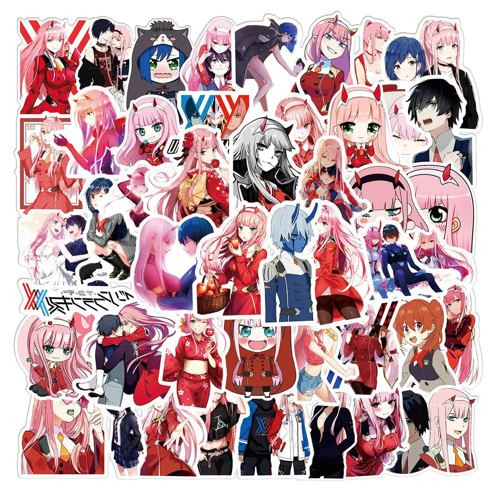 DARLING in The FRANXX Graffiti Stickers Pack for Helmets, Walls, DIY Decor Wholesale (Online Order Only)