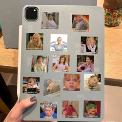 60pcs Foreign Enterprise People Crazy Stickers For Skateboard Stationery Laptop Luggage  Diary Waterproof PVC Decals Sticker (Online Order Only)