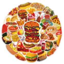 10/25/50pcs Bread Food and Tasty Meals Sticker Packs (Online Order Only)