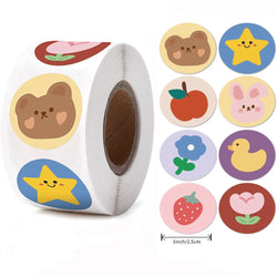 100-500pcs Cartoon Reward Sticker for Children Encouragement Sealing Labels Kids Gifts Decorative Teacher Supplies Sticker (ONLINE ORDER ONLY)