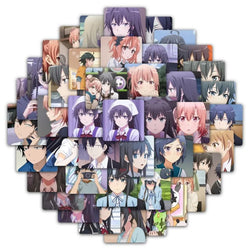 58pcs My Youth Romantic Comedy Cartoon Stickers for Suitcase, Water Cup, Stationery, Notebook Decoration (ONLINE ORDER ONLY)