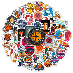 Graffiti Basketball Stickers 10/25/50pcs for Laptop, Luggage, Skateboard, Helmet, Phone, Guitar, Water Bottle (ONLINE ORDER ONLY)