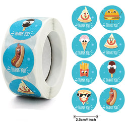500pcs/roll Animal Cartoon Stickers Kids Toy Stickers Various Cute Design Patterns School Teacher Reward Stationery Stickers (ONLINE ORDER ONLY)