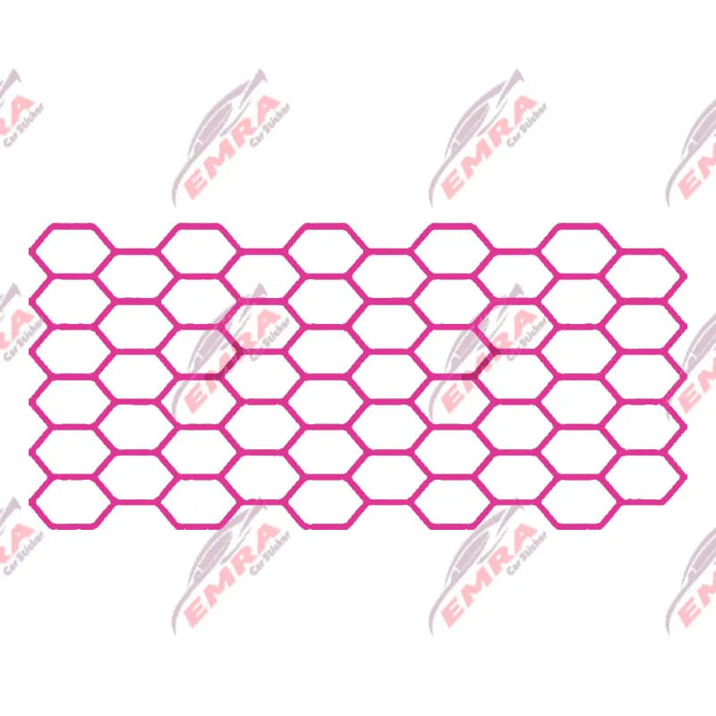 Honeycomb JDM Car Sticker External Accessories Sports Competition Style Decorative Die Cutting PVC Vinyl Decals Fits For Any Car (ONLINE ORDER ONLY)