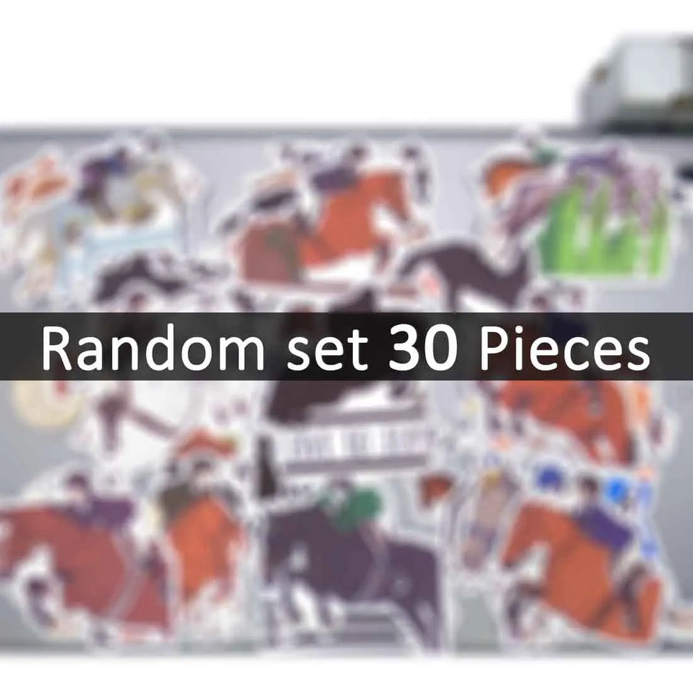 20/30/50Pieces Equestrian Style Retro Sports Horses Graffiti Funny Stickers for Scrapbook Luggage Bike Car Phone Laptop Sticker (Online Order Only)
