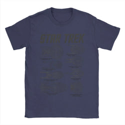 Star Trek Spaceships Of Starfleet T-Shirt - 10 Variants (ONLINE ORDER ONLY)