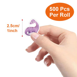 100-500pcs Dinosaur Animal Anomaly Shaped Sticker Decoration Gift Box Sticker Label Reward Stationery Sticker (ONLINE ORDER ONLY)