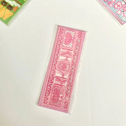 Korean ins Cream Bow Laser Decoration Stickers Diary Hand Account Idol Card DIY Scrapbooking Material Kawaii Stationery Sticker (ONLINE ORDER ONLY)