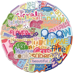 Cute Cartoon Graffiti Stickers Waterproof Decals for Laptop, Motorcycle, Luggage, Snowboard, Fridge, Phone, Car - 10/30/55PCS (Online Order Only)