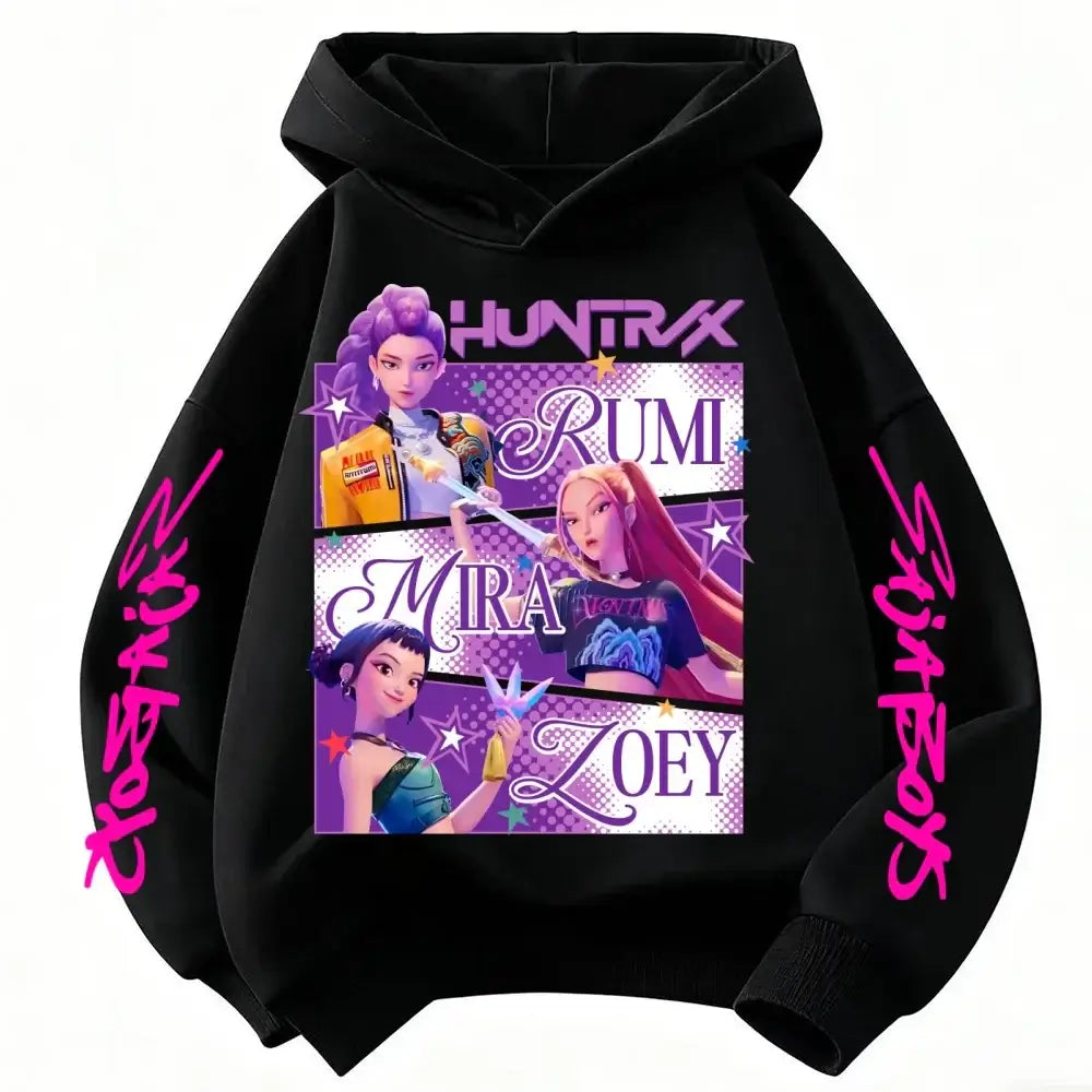 KPop Demon Hunters Hoodie: Kids Fashion Sweatshirt (ONLINE ORDER ONLY)