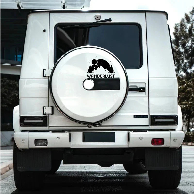 "WANDERLUST"Stickers,Unique and Personalized Look with high quality sticker for cars trucks motorcycles &laptops! (ONLINE ORDER ONLY)