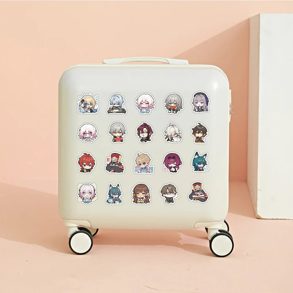 10/30/50/100pcs Anime Cartoon Honkai: Star Rail Sticker Packs (Online Order Only)