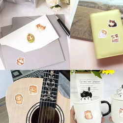 100-500pcs Cute Fat Cat Sticker Thank You Sticker DIY Gift Baking Package Decoration Lables Scrapbooking Stationery Supplies (ONLINE ORDER ONLY)