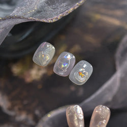 Blow Bubbles Goldfish Cat Kitten Water Love Heart Star Rabbit Bunny Self Adhesive Nail Art Decorations Stickers Manicure Decals (Online Order Only)