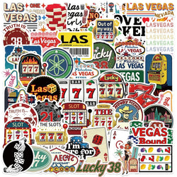 50PCS Waterproof American States Stickers for Laptop, Phone, Guitar, Skateboard (Online Order Only)