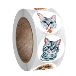 100-500pcs 1inch Round Cartoon Toys Animal stickers for kids Teacher Reward Encourage Sticker Office Stationery for children (ONLINE ORDER ONLY)