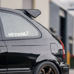 WHY SO SERIOUS Stickers,Fashion Car Body Window Bumper Vinyl Decal,For Cars, Trucks, Walls, Laptops, Windows, Motorcycles, (ONLINE ORDER ONLY)