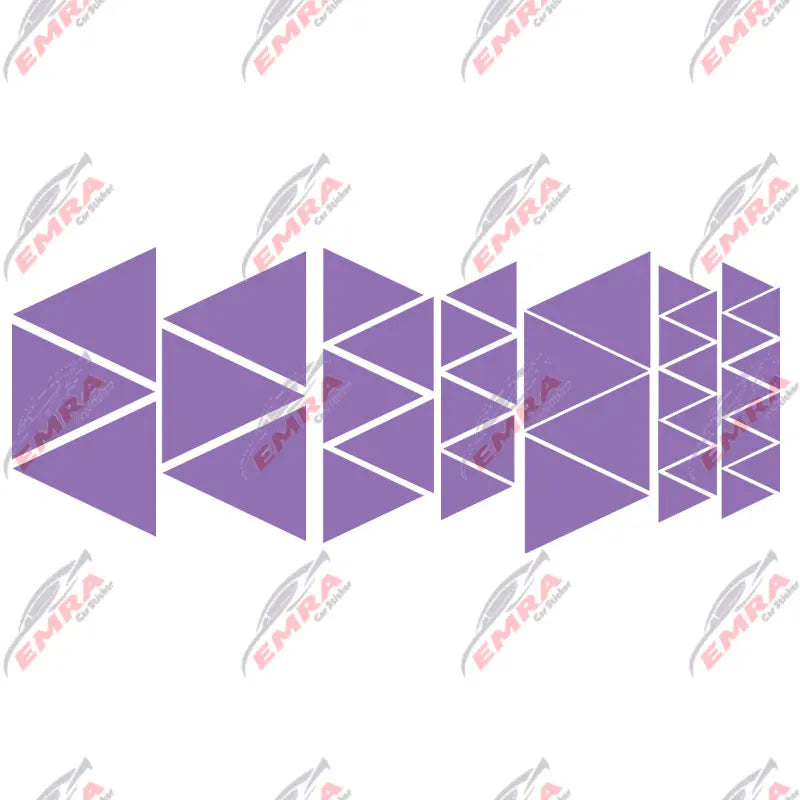 Angular Shape Sticker For Car Motorcycle Sticker Decoration Side Camouflage Kit Wrap Camo Tuning Styling Waterproof Vinyl Decals (ONLINE ORDER ONLY)