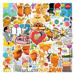 Lorax Cartoon Stickers Decals for Scrapbook, Laptop, Phone, Car, Bike, Kids Toy (Online Order Only)