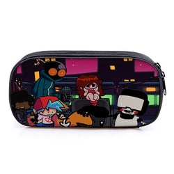 Children Friday Night Funkin Pencil Box Boys Girls Kids Anime Pencil Case Students Cartoon Pen Bags Teenagers Stationery Bags (Online Order Only)