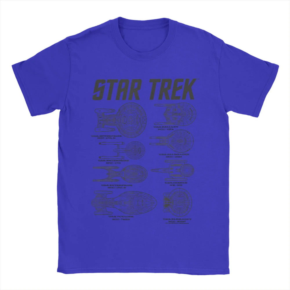Star Trek Spaceships Of Starfleet T-Shirt - 10 Variants (ONLINE ORDER ONLY)