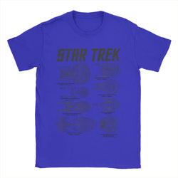 Star Trek Spaceships Of Starfleet T-Shirt - 10 Variants (ONLINE ORDER ONLY)
