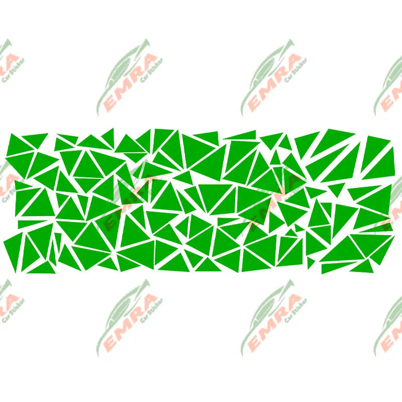 Triangle Car Sticker Decoration Side External Accessories Camouflage Kit Wrap Camo Tuning Styling Waterproof Vinyl Decals (ONLINE ORDER ONLY)