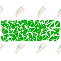 Triangle Car Sticker Decoration Side External Accessories Camouflage Kit Wrap Camo Tuning Styling Waterproof Vinyl Decals (ONLINE ORDER ONLY)