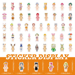 10/30/50/100PCS Kawaii Sunny Angel Stickers Character Goods Cartoon Decals Toys DIY Notebook Stationery Phone Bike Kids Gifts (ONLINE ORDER ONLY)