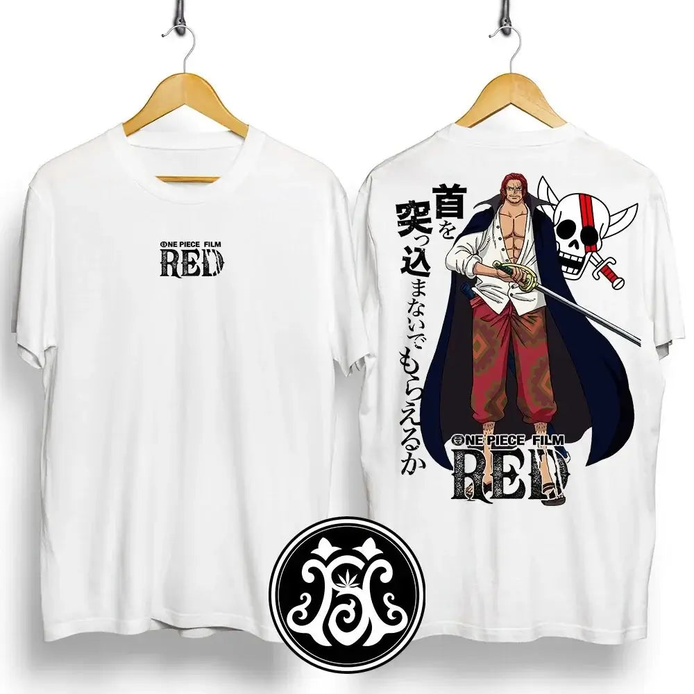 One Piece Shanks T-shirt Casual Summer Anime Tee (ONLINE ORDER ONLY)