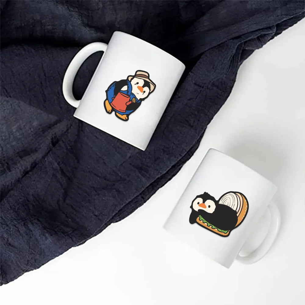 10/30/50PCS Penguin Cartoon Stickers Cartoon Animal Graffiti DIY Laptop Phone Guitar Bike Skateboard Decals Waterproof Kids Toy (ONLINE ORDER ONLY)
