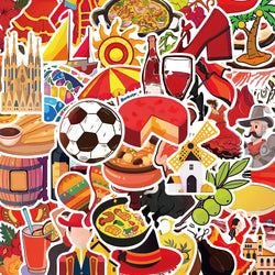 Cartoon Sticker Set for Phone Laptop Luggage Skateboard - Fun DIY Decals for Kids (Online Order Only)