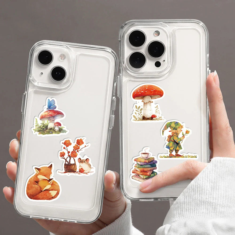 50pcs Cute Fairytale Animals Graffiti Stickers Cartoon DIY Skateboard Phone Case Laptop Waterproof Cool Sticker Decals Toy (ONLINE ORDER ONLY)