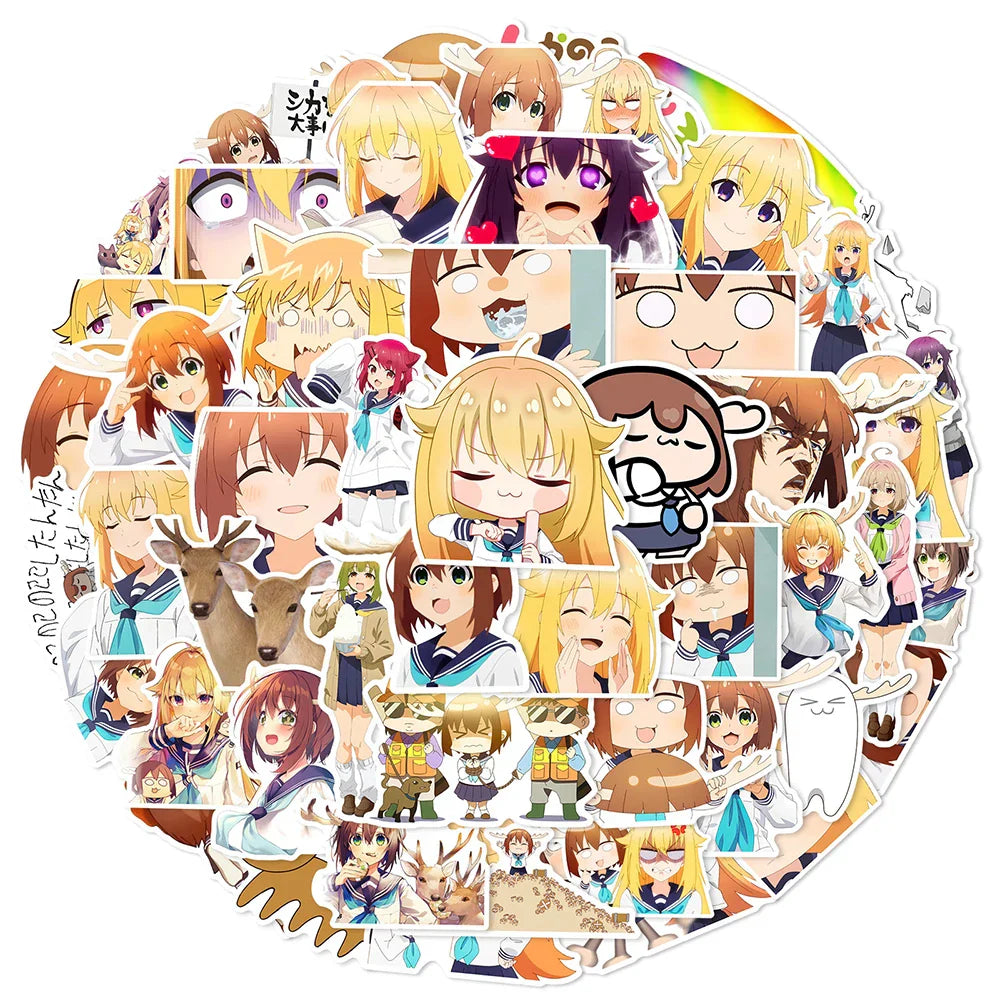 Anime Stickers 10/30/50PCS Waterproof Decals for Suitcase, Phone, Motorcycle, Bike (Online Order Only)