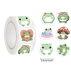 100-500pcs Frog Animals Reward Stickers School Students Cute Cartoon Encouragement Sticker Scrapbooking DIY Gift Decoration (ONLINE ORDER ONLY)