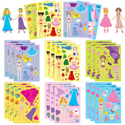 Princess Make A Face Puzzle Stickers - Kids DIY Educational Toy (Online Order Only)
